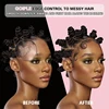 Goiple Edge Control Wax for Women Strong Hold Non-greasy Edge Smoother Gel with Brush Silky Satin Edge Laying Scarf for Lace Wig 4
