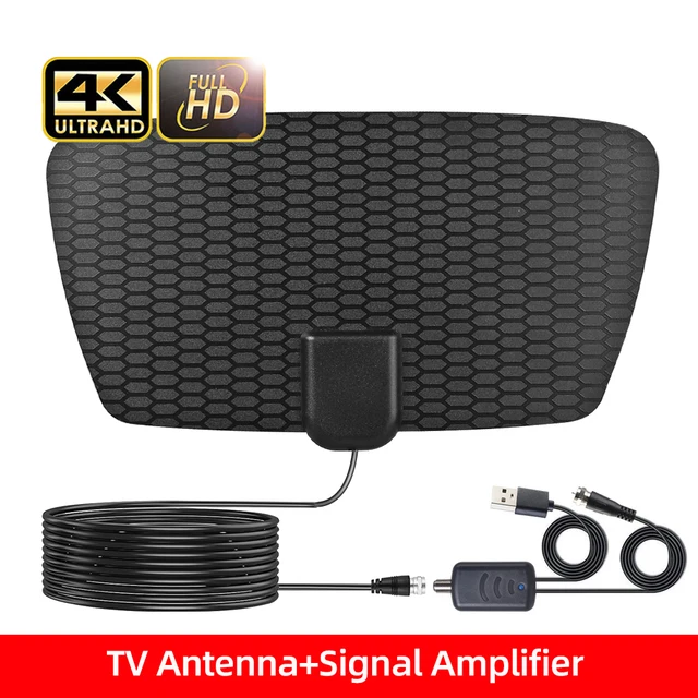 Kebidumei TV Antenna 4K 8K 25DB High Gain HD TV DTV Box Digital EU Plug 3000 Miles Booster Active In