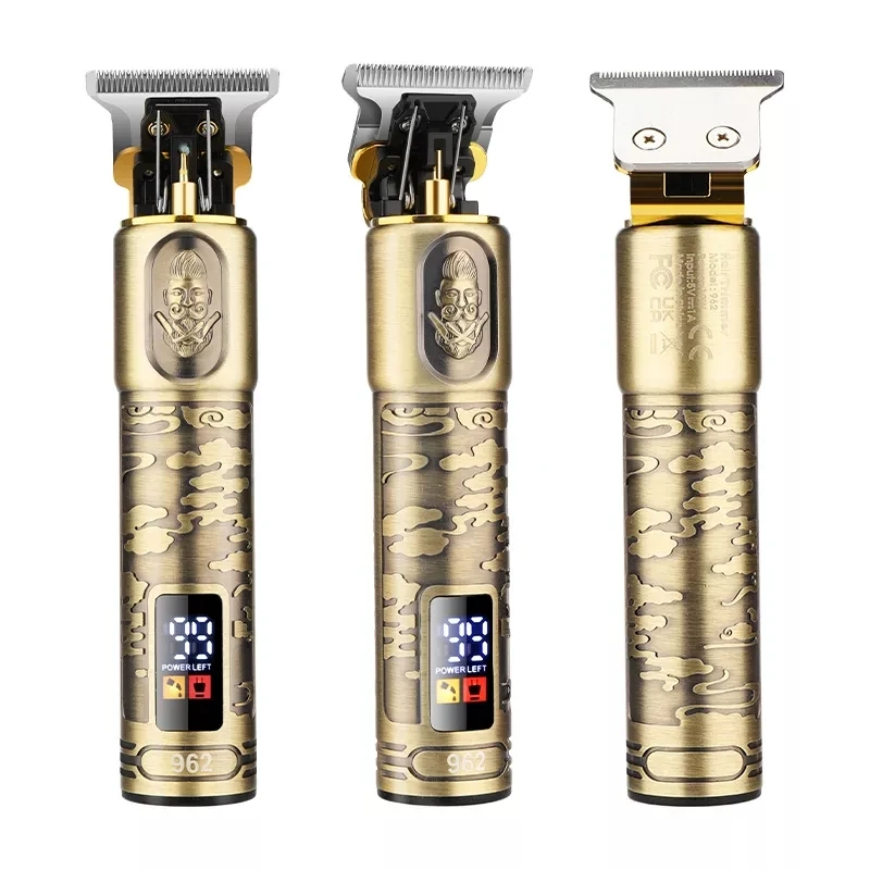 Description Picture 4 of itemRESUXI 962 Professional Hair Clippers Set T Blade Hair Trimmer For Men Barber Electric Shavers Cordless Beard Razor Trimmer Kit