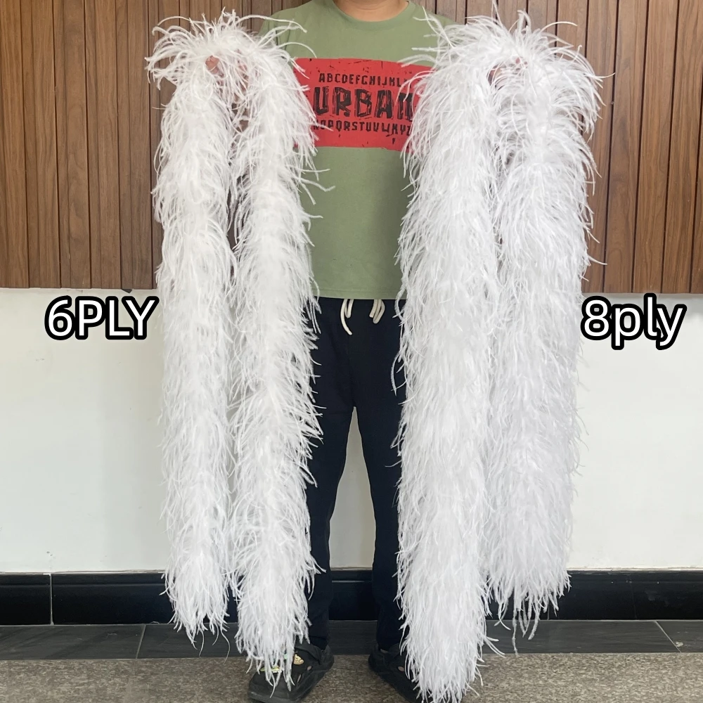 20Ply Fluffy Ostrich feather Boa Trimming Natural Ostrich Feathers boa  Scarf for Carnival Clothing Tops Sewing Accessory Decor - AliExpress