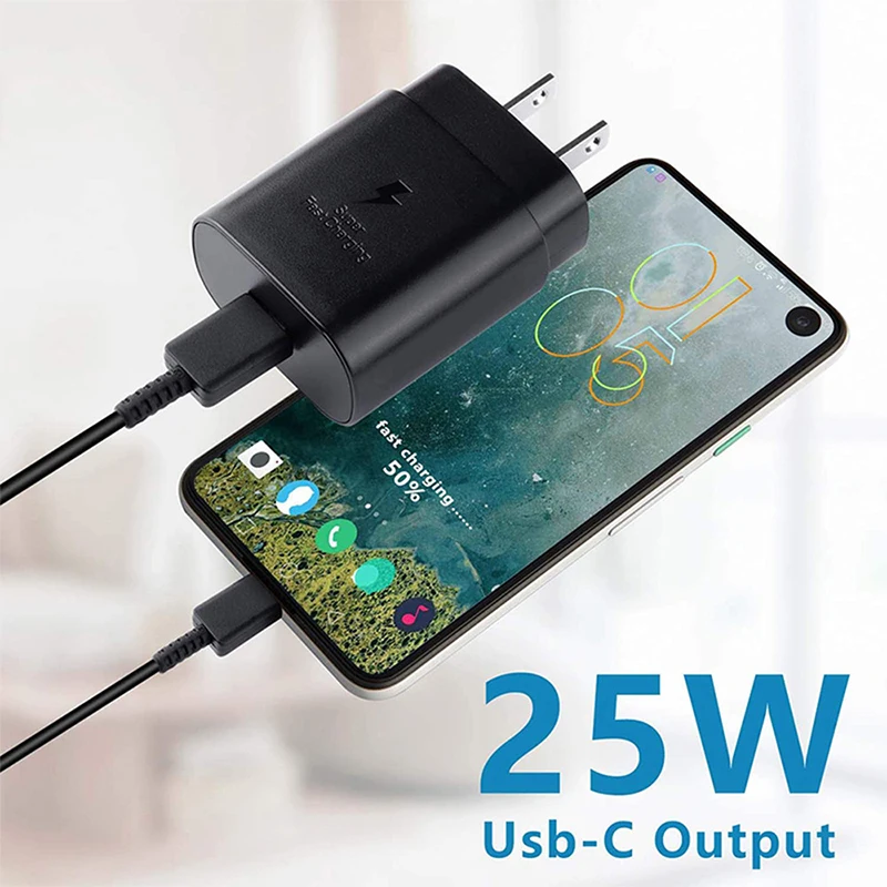PD 25W Super Fast Charger USB Type C Charger Adapter for Samsung Galaxy S23 S22 Plus S21 ultra S20 A55 EU US Plug Wall Charger