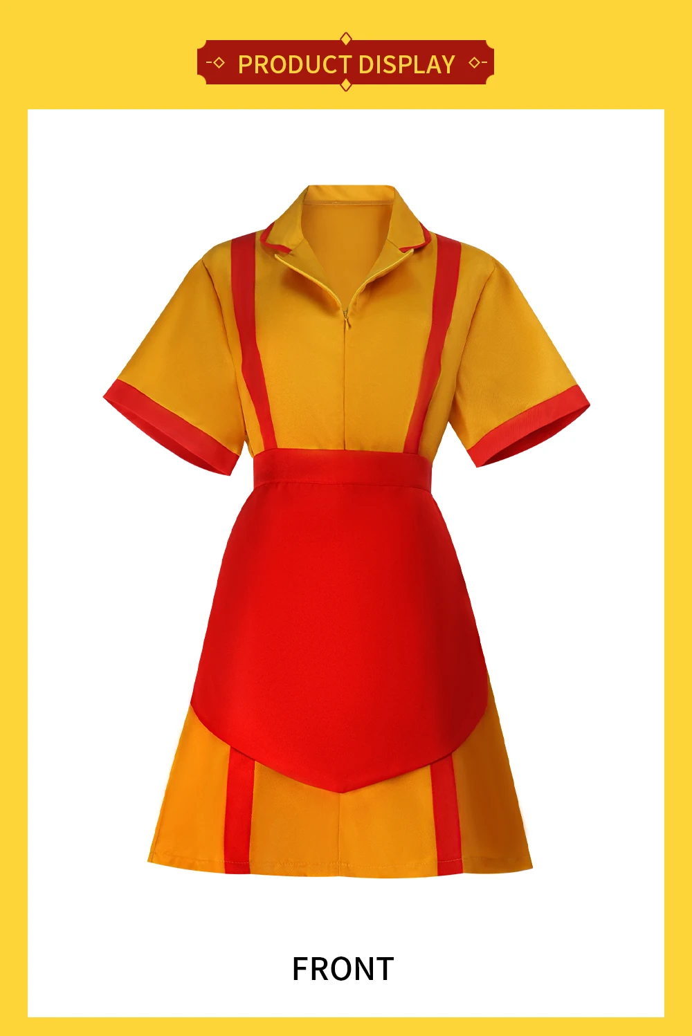 2 Broke Girls Max Black Waitress Uniform Cosplay Costume