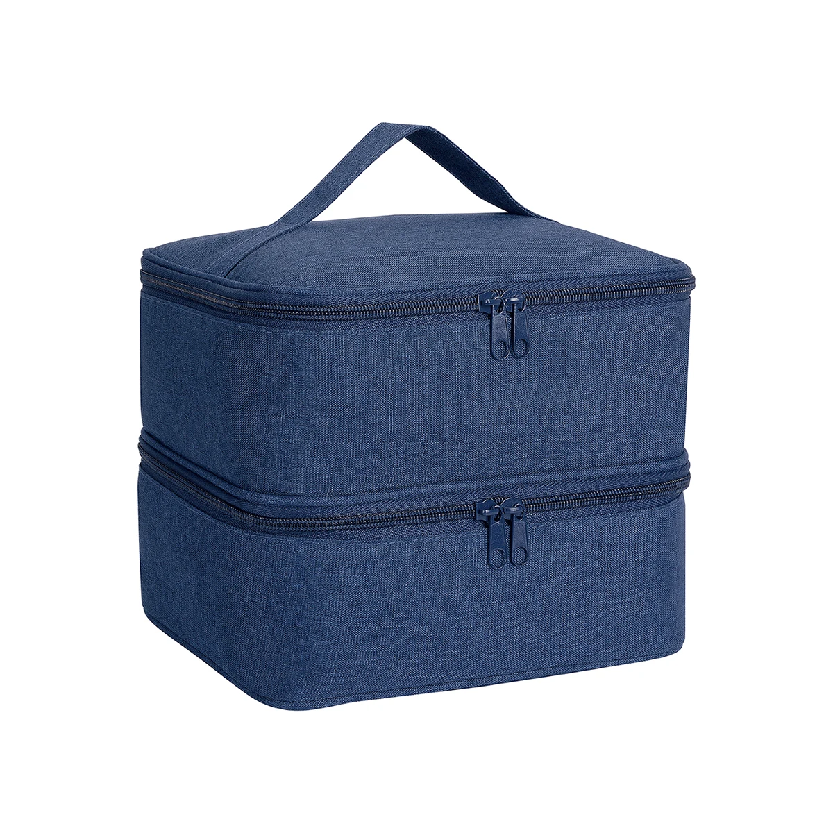 حقيبة حمل لتنظيم طلاء الأظافر بطبقة مزدوجة لتنظيم...