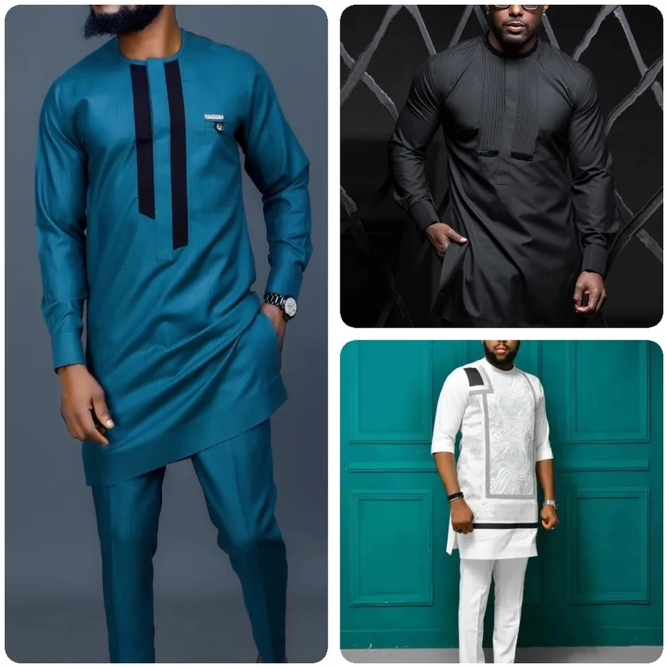 Mannen Afrikaanse 2 Stuks Set Dashiki Pak Shirt En Broek Trainingspak Traditionele Outfits Etnisch Tribal Pak Mode Pak(1,L Mannen Afrikaanse 2 Stuks Set Dashiki Pak Shirt En Broek Trainingspak Traditionele Outfits Etnisch Tribal Pak Mode Pak(1,L