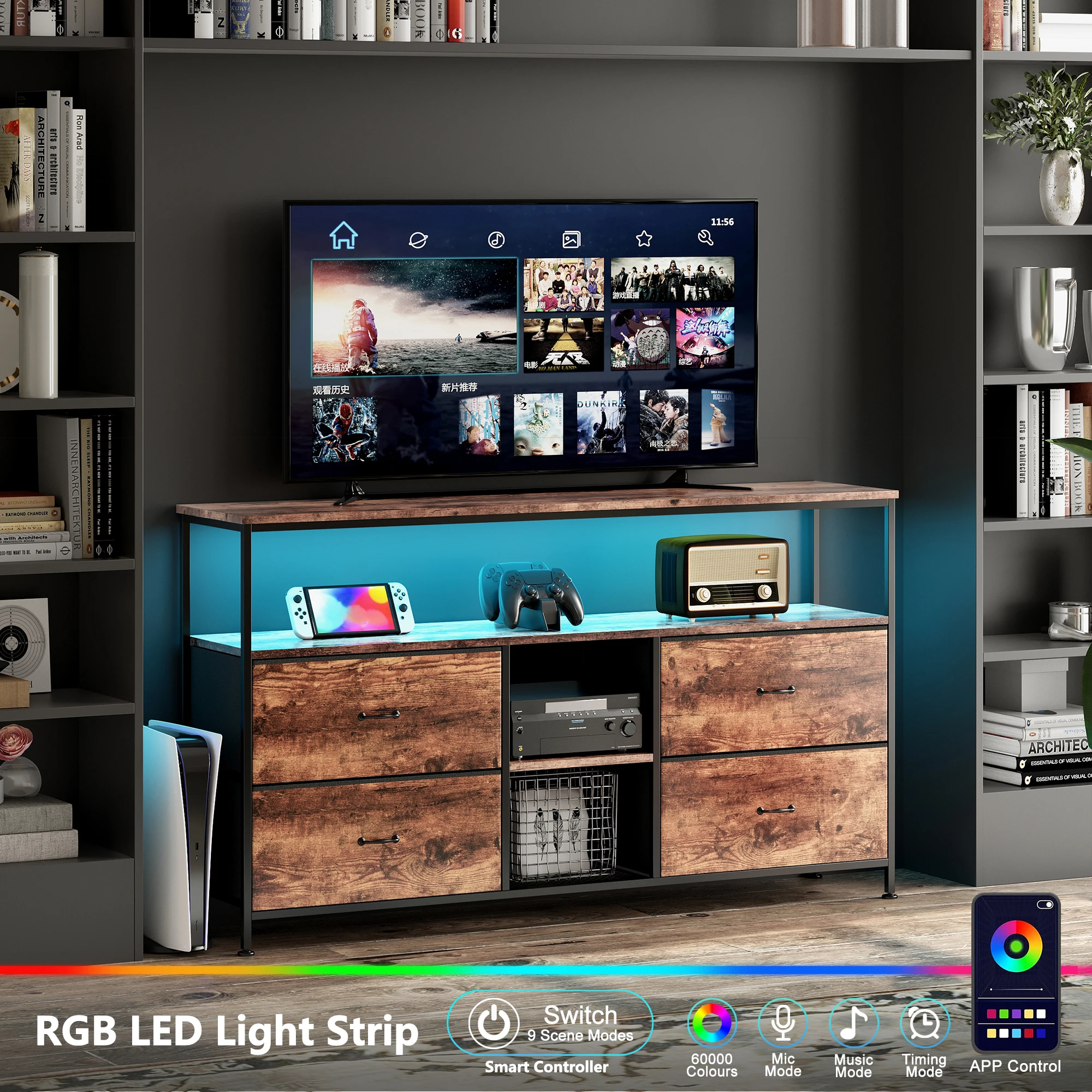 Buffet avec Éclairage LED