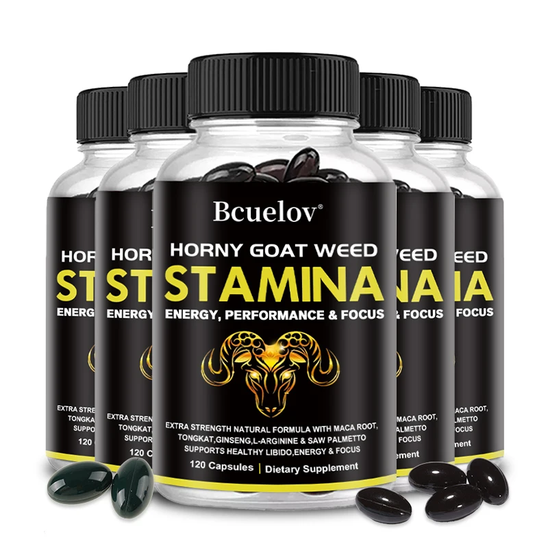 

Epimedium Supplement for Men and Women - with Maca Root and Tongkat Ginseng Endurance Energy Focus