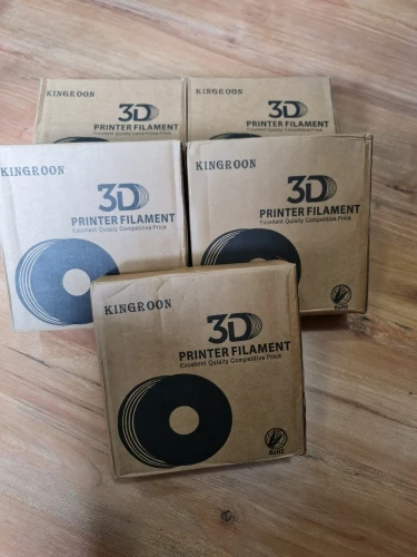 Filamento PLA de seda ELEGOO 1,75 mm 1 KG, filamento de impressora 3D 1 kg ouro prata adequado para a maioria das impressoras 3D FDM photo review
