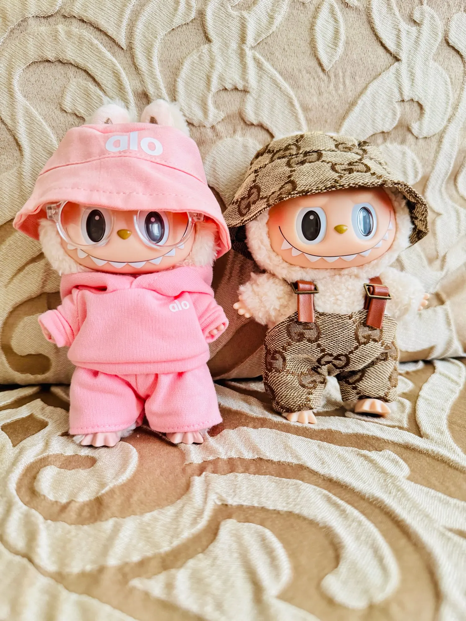Labubu Doll Clothes - Fashion Overalls for V1/V2 15/17cm Plush Dolls photo review