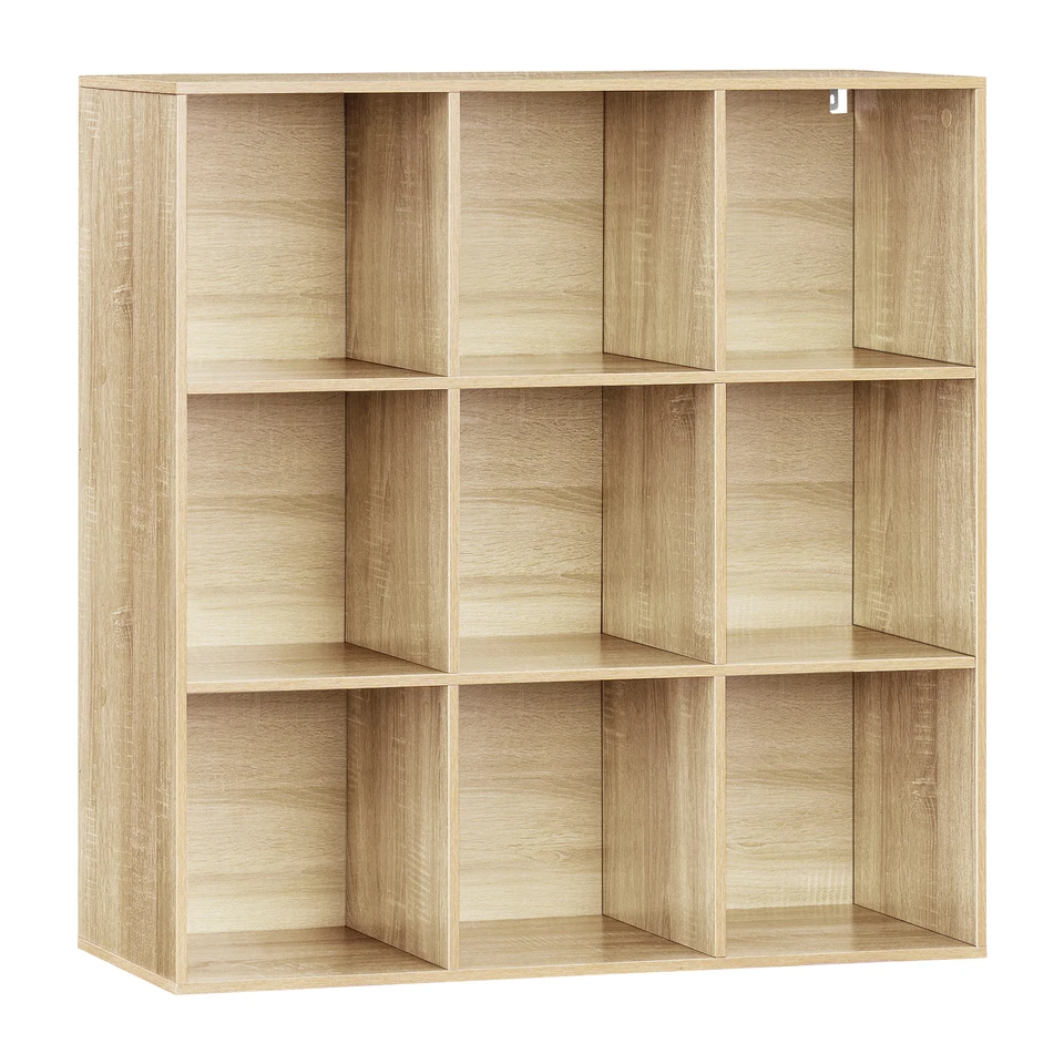 Libreria A 9 Cubi WOLTU - Scaffale Modulare Bianco Per Soggiorno, Ufficio O Camera Bambini