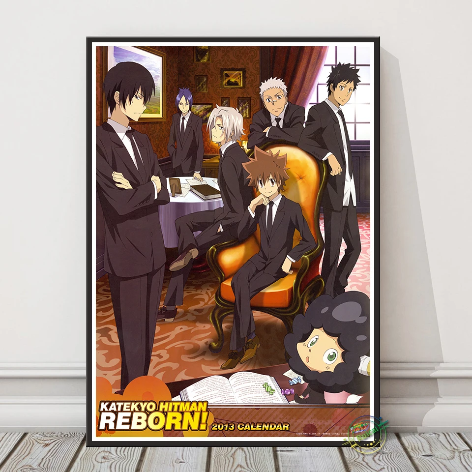  TECHCLOUDS Katekyo Hitman Reborn Anime Poster Canvas Prints  Classic Popular Anime Characters Posters Poster Wall Art For Home Office  Bedroom Decorations Unframed 27x16 : Everything Else