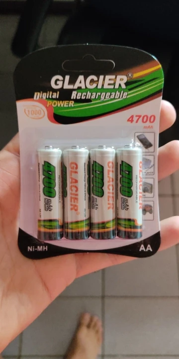 4 Pilha AA Recarregavel 4700mAh - Neverdie Store photo review