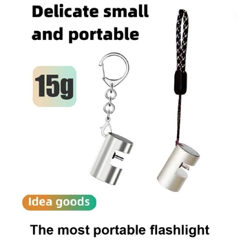 Portable Flashlight 280 High Lumens Phone USB Rechargeable Outdoor Hand Torch Powerful Tactical flashlight Pocket flashlight 3
