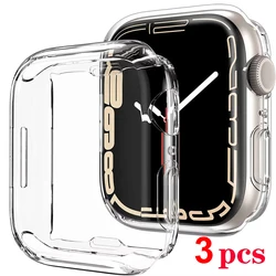 Premium Apple Watch Strap with Screen Protector Case - Elegant Wrist Bracelet Accessory for 49MM Ultra (3 PCS)