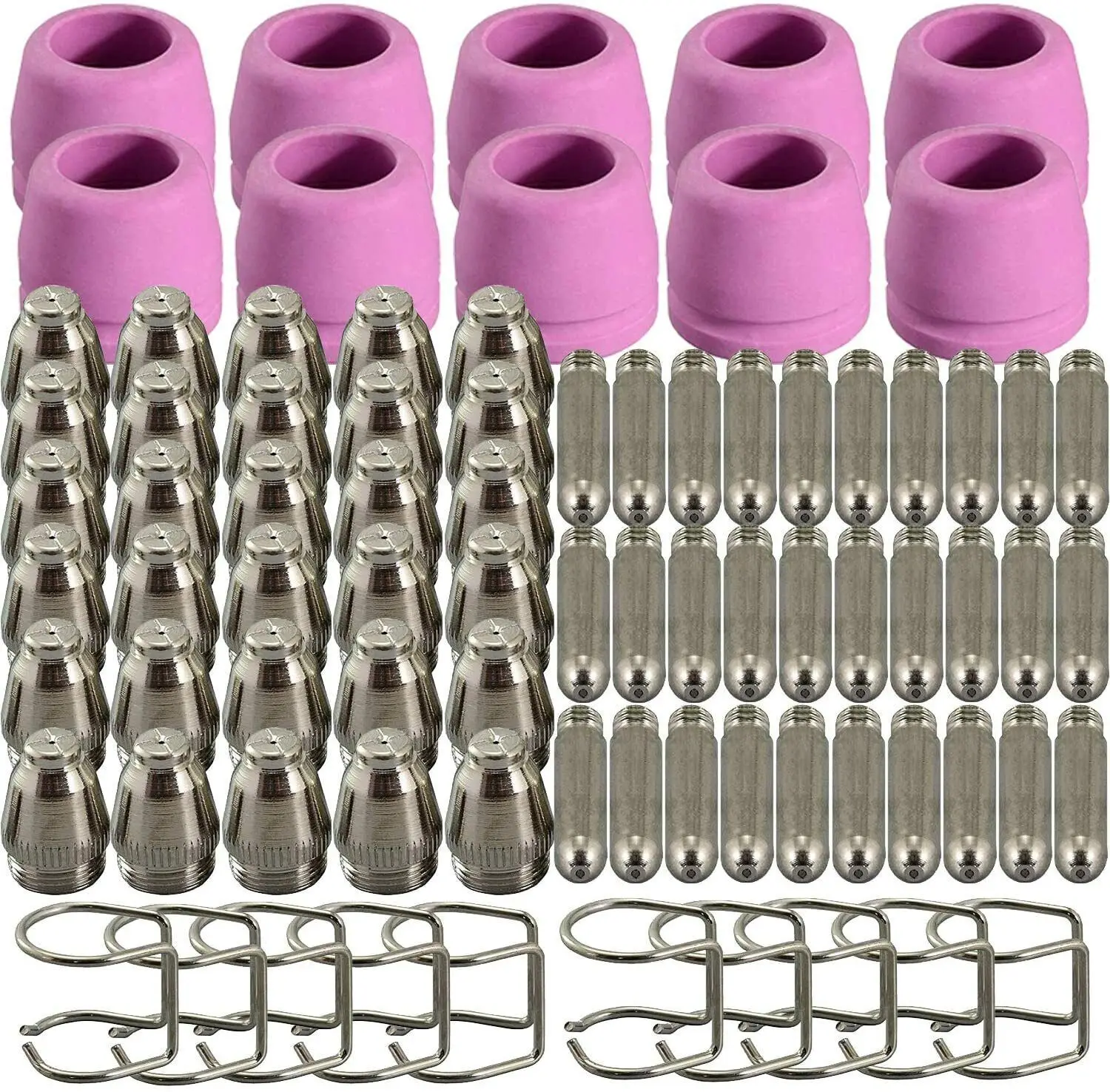 SG-55 AG-60 WSD-60 Pilot Arc Plasma Cutter Torch Consumables KIT TIPS CUT50P CUT60P 60Amp 80pcs