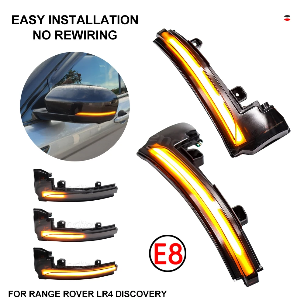 

Для Land Rover LR4 Discovery Range Rover Sport Evoque MK IV 2013 2014 2015 2016 2017 Φ динамический сигнал поворота