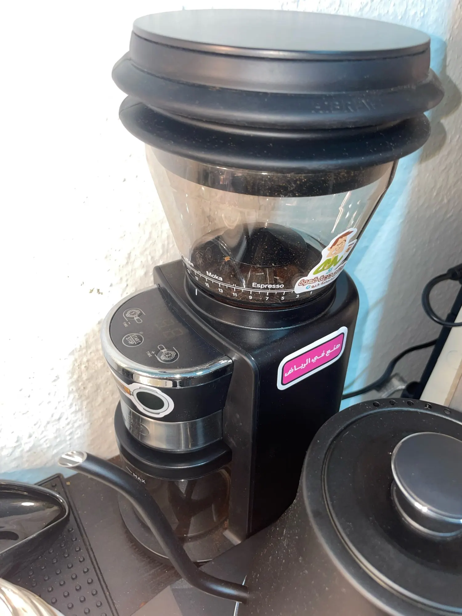 طاحونة القهوة الكهربائية مع 34 من التروس HiBREW