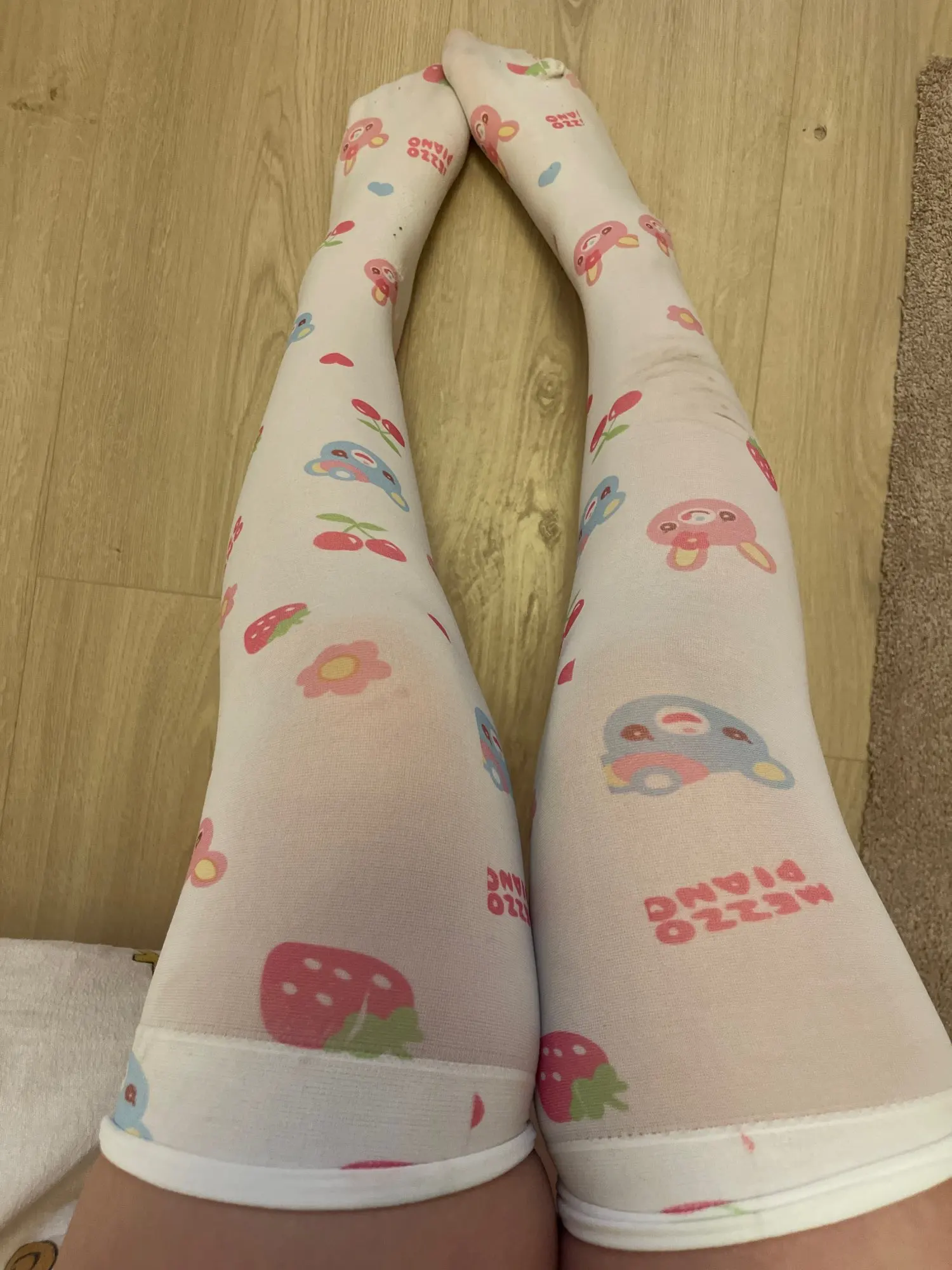 Bunny Strawberry Socks and Sleeves photo review