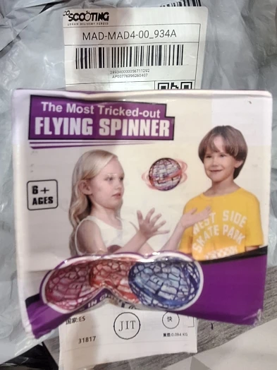  Flying Ball Children's Hand Controlled Color LED Cosmic Globe 360 °Rotating Suspension Ball Suitable for Indoor and Outdoor Toy