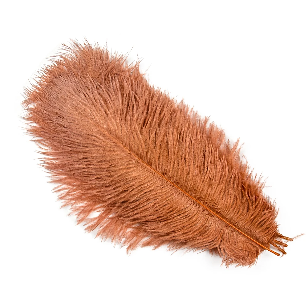 thumbnail image 1 of 10 piezas/lote de plumas de avestruz naturales de color rosa rojo para manualidades, decoración de bodas, fiestas, accesorios, centro de mesa, carnaval, 1 of 5