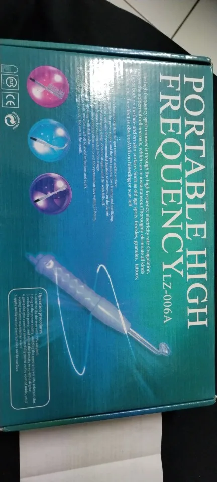 NiceSkin™ Aparelho de Alta Frequência para Eletroterapia e Limpeza de Pele (Bivolt) photo review