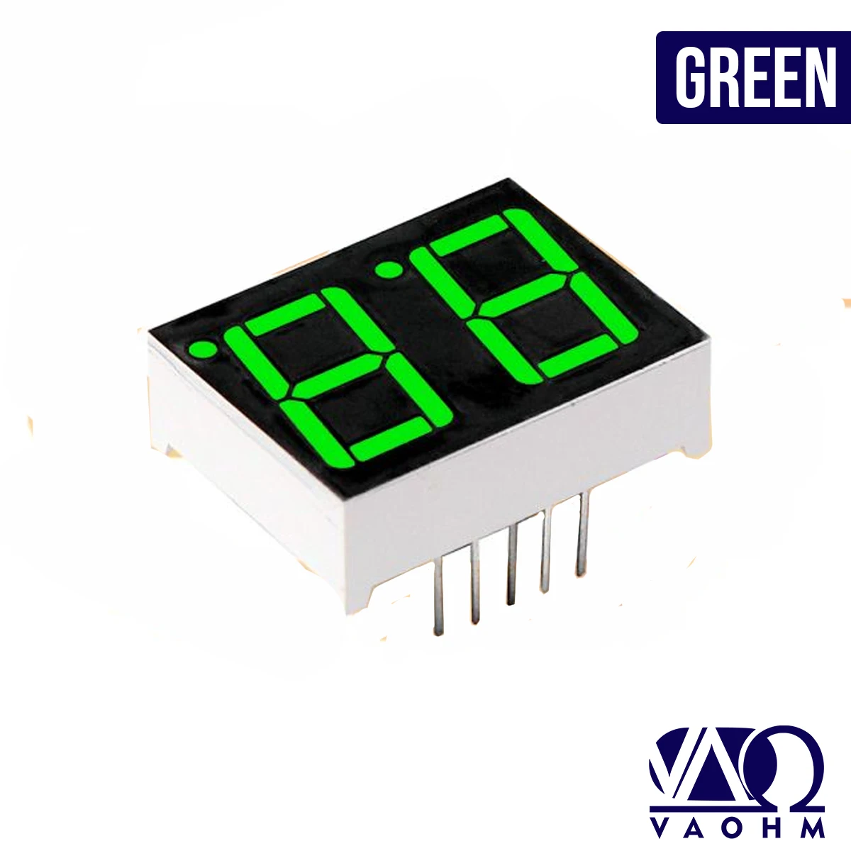 10PCS 5621BH 5612BB 5621BG 5621BW 0.56 Inch Common Anode Two Digit Seven Segment Led Display Tube Red Blue Green White