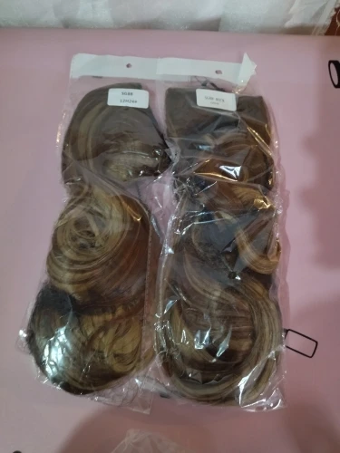 Nicesy Long Wavy Clip In Hair Extensions photo review