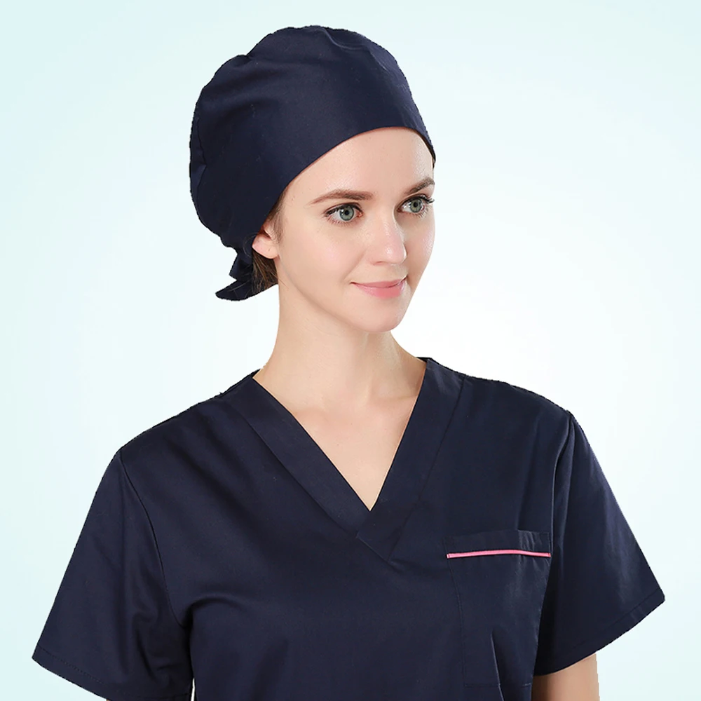 Durable Medical Scrubs Nurse Uniform Doctor Hospital Workwear Surgical Scrub Set Poplin Sanitary Clinical Aesthetic Suit 102