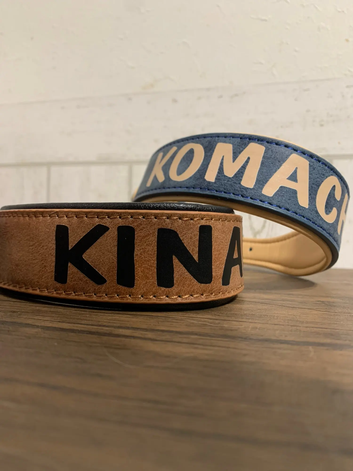 Personalized Leather Dog Collar Necklace with Free Name Print | Wide Padded Pet ID Collar for Medium to Large Dogs - Bulldog Miscellaneous photo review