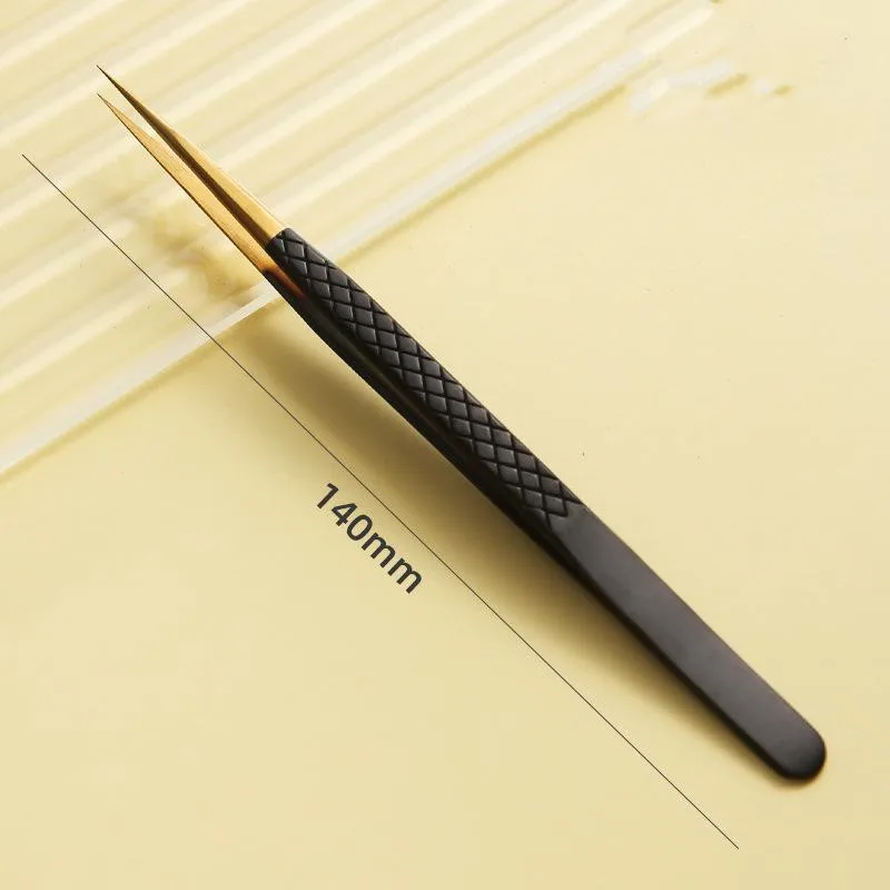 False Eyelash Tweezers For Fake Eyelashes Extensions Individual Curved Strip Lashes Eyebrow Hair Clip Tongs Nail Art Makeup Tool