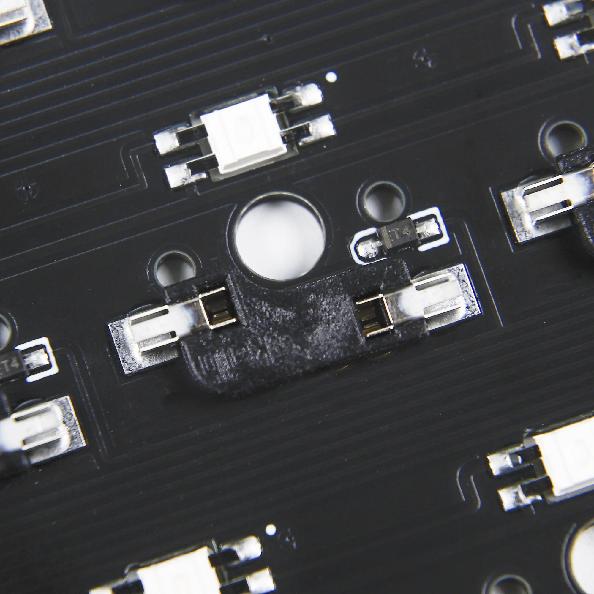 Rgb Via Vial Hot Swappable Kailh Soquete 84 Pcb Suporte Totalmente Programável Ansi Iso Substituível Ymd75 v2 v3 Ymdk-ymd75 v4 - Imagem 2