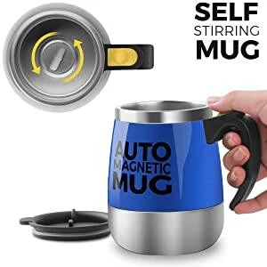 Stainless Steel Coffee Stirring Cup, Automatic Stirring Cup, Magnetic  Rotation Electric Milk Mug, Intelligent Thermal Insulation Safe Not Hot  Long Lasting Life Large Capacity, Usb Charging (built-in Lithium Battery),  Kitchen Tools 