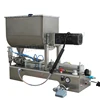 GW-1 Semi-Automatic Horizontal Screw Piston High Viscosity Paste Can Bottle Filler Tomato Chilli Sauce Filling Mixing Machine 2