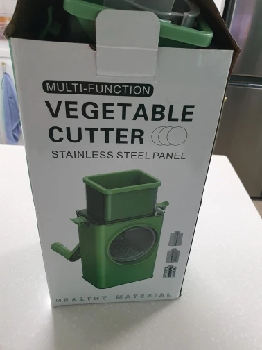 Swift Slice 3-in-1: Manual Rotary Cheese Grater & Vegetable Slicer photo review