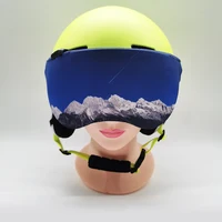 Professional Soft Ski Helmet Visor Cover Variety Designs Stretchy Snow Helmet Visor Sock 1