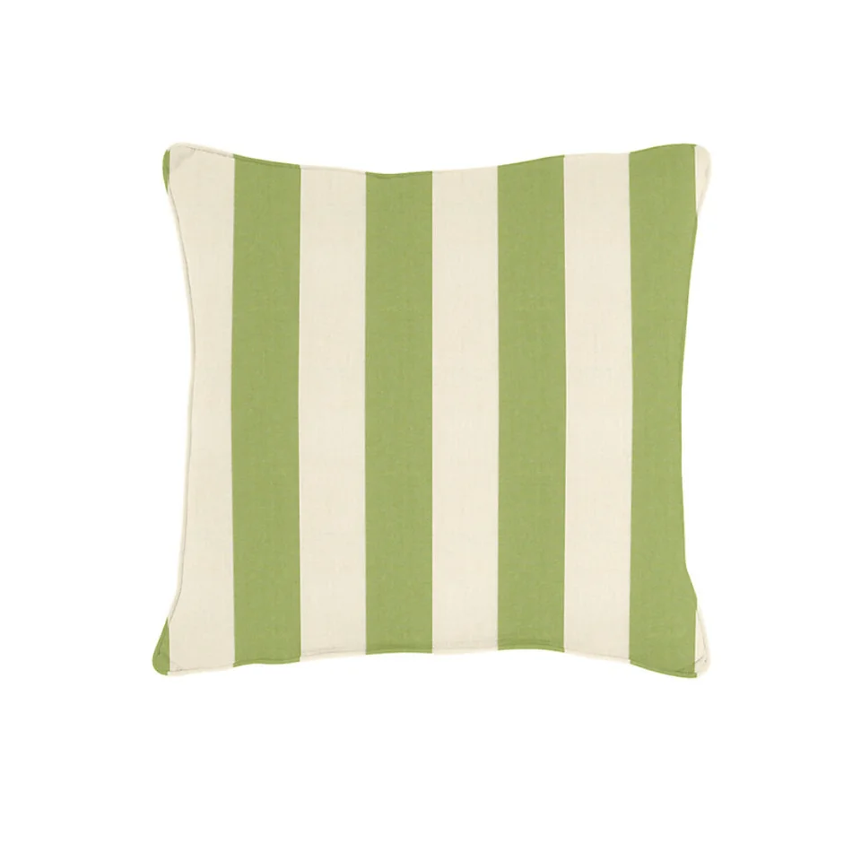 Outdoor Striped Throw Pillow Case 16x16 Inch