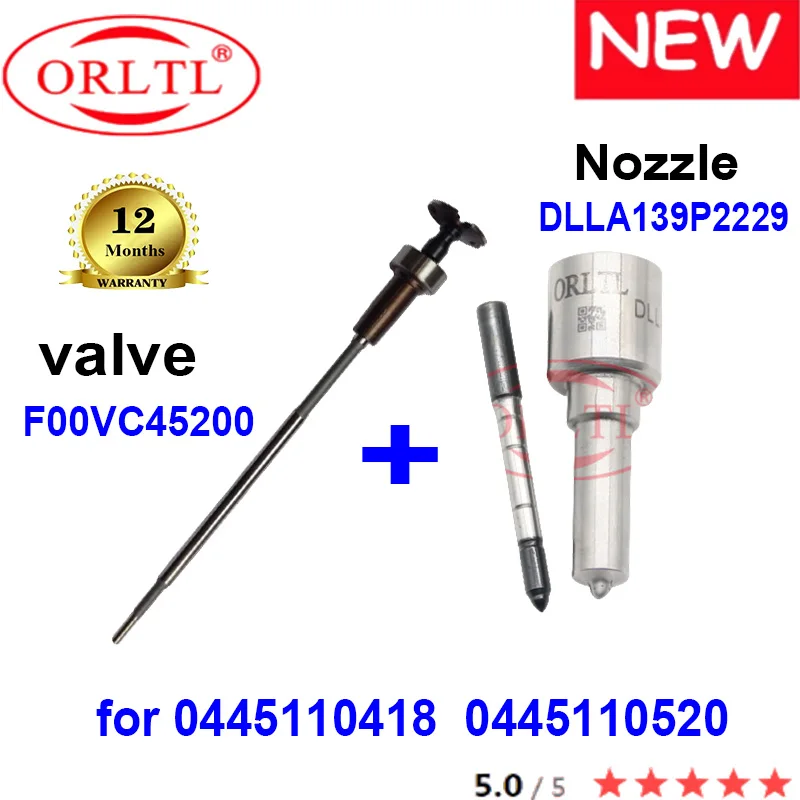 Kit Di Riparazione 0445110418 0445110520 Ugello Muslimate 0433172229 Valve F00Vc45200 Per Bosch 0 445 110 418 0 445 110 520