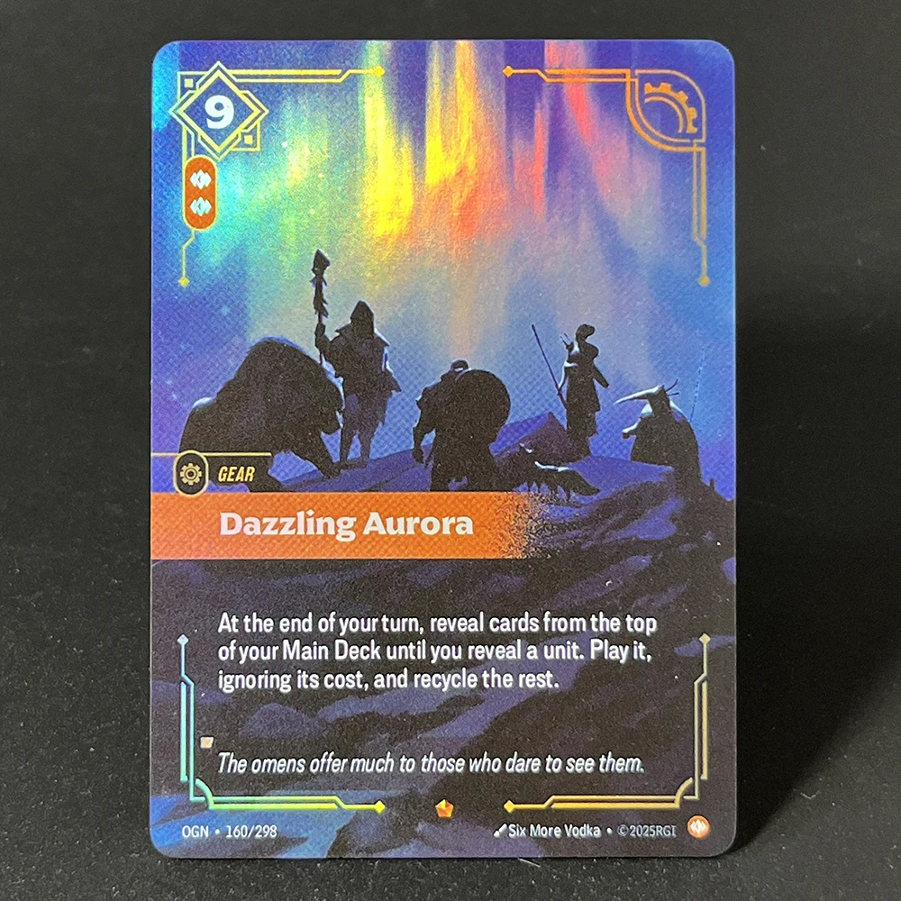 Riftbound DIY Champion/Unit/Spell/Gear Spielkarte Animierte Texturierte Folienkarte Tausendschwänziger Wächter Ahri VERFÜHRERISCHE Kai'Sa Zeitverzerrung – Detail 4