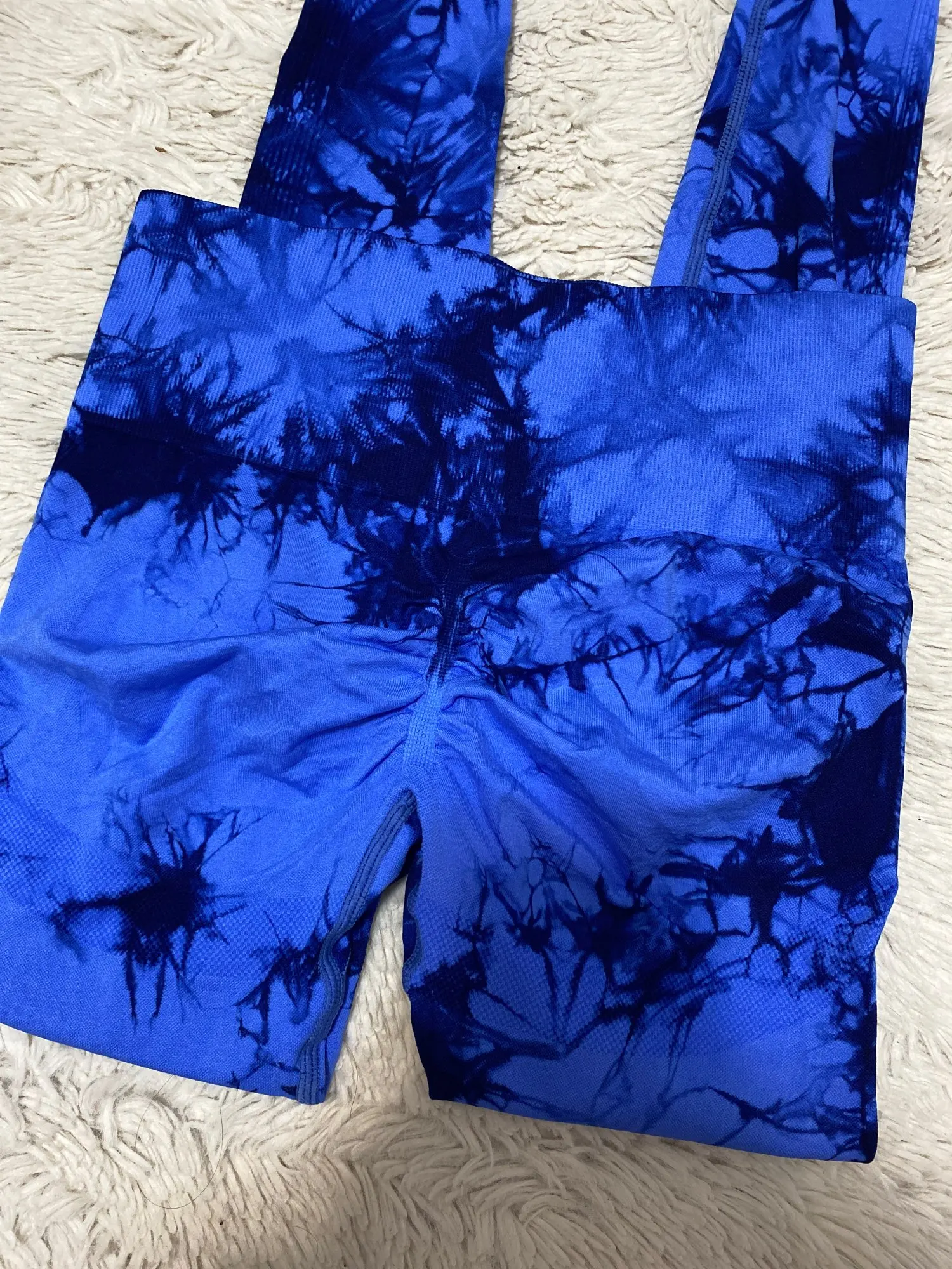 Tie Dye Push Up Workout Leggings For Women