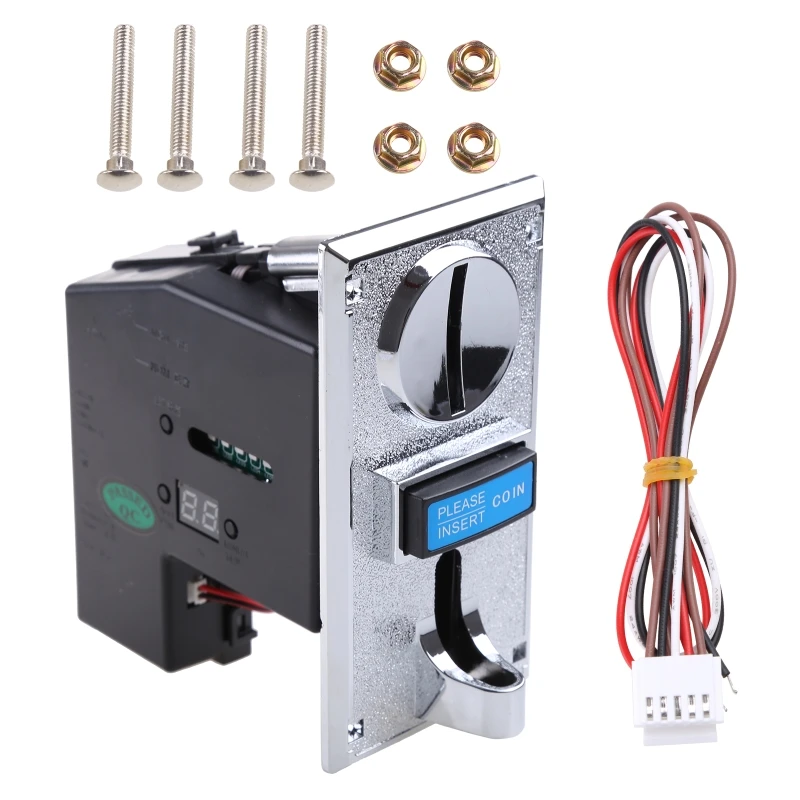 Multi Coin Acceptor Electronic Roll Down Selector Mechanism For Vending Machine Arcade Game Ticket coin acceptor