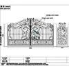 Fancy Driveway Wrought Iron Gates Design For Home China Manufacturers Suppliers 1