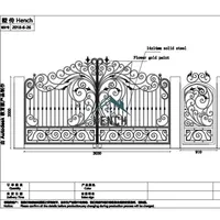 Fancy Driveway Wrought Iron Gates Design For Home China Manufacturers Suppliers 1
