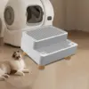 3Steps Cat Litter Box Ramp Automatic Cat Toilet Feet Filter Non Slip Washable Footboard Leakproof Cat Accessories for Indoor Cat 5