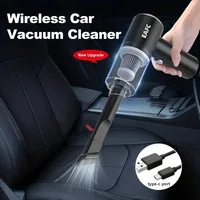 Aspirateur à main multifonctionnel, aspiration puissante de 120 W, aspirateur sans fil pour voiture, sol et maison, mini collecteur de poussière de 50 ml, sec et humide, recharge USB 5 V, batterie au lithium de 4000 mAh, double usage maison et voiture, pour voitures, maisons, bureaux, camping 4