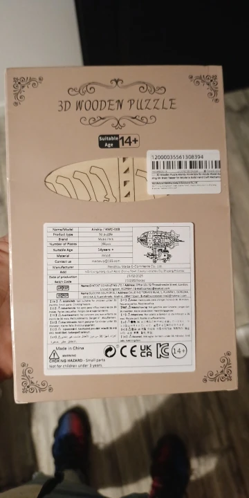 3D Wooden Airship Puzzle Kit for Adults – Mechanical Model Building Set photo review