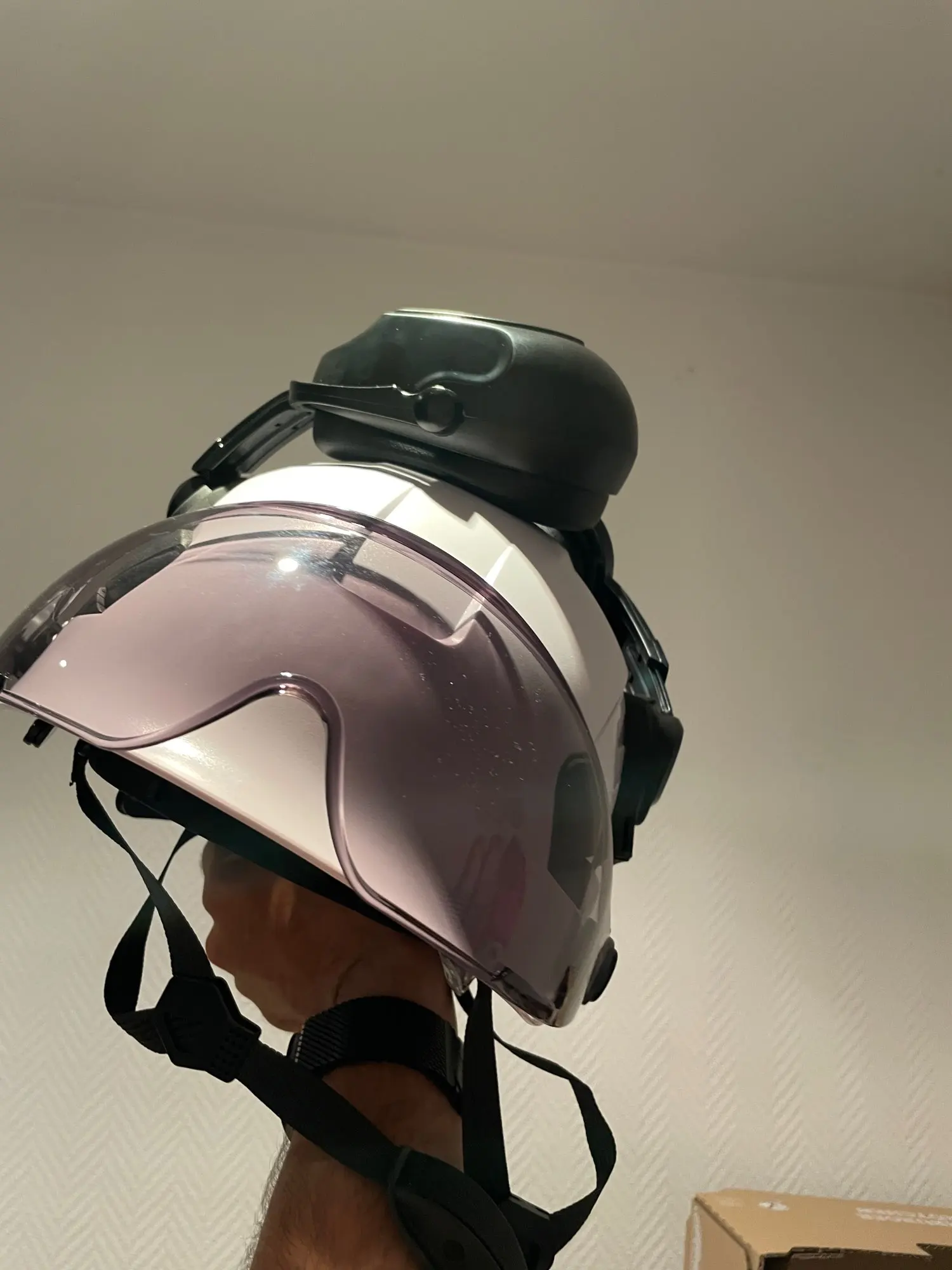 Safety Industrial Construction Helmet With Earmuffs photo review