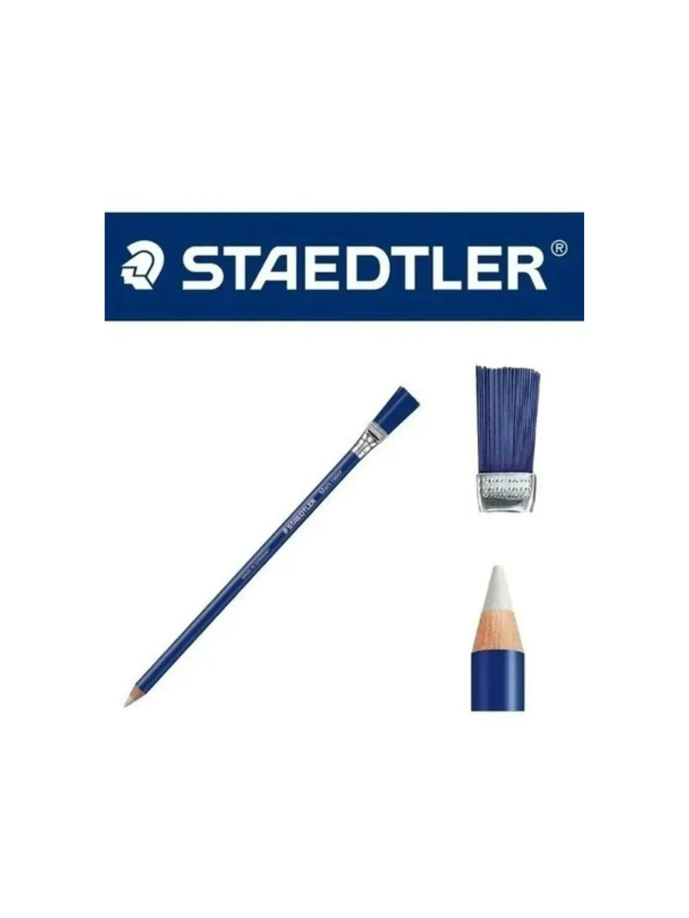 2 Gomas Borracha Staedtler Borrador Y Pincel Limpiador