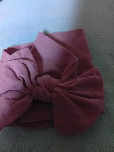 Cute Floral Nylon Baby Headband photo review