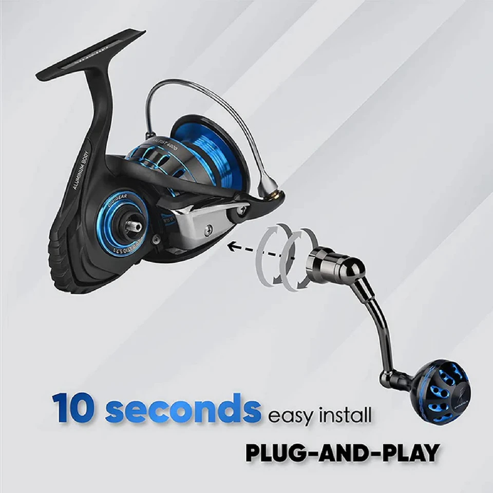 Gomexus Plug&Play Aluminum Power Handle For Daiwa Saltist