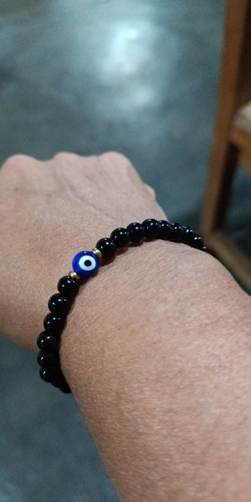 Evil Eye Black Tourmaline Bracelet | Mindful Protection Jewellery photo review