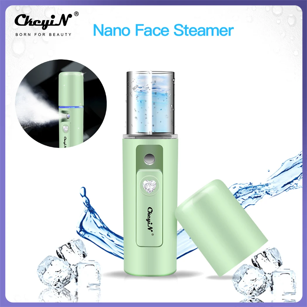 Portable Nano Mist Sprayer Facial Steamer Mini Handy Face Sprayer Atomization Moisturizing Skin